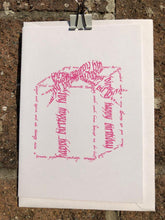 Load image into Gallery viewer, Birthday box in pink - Calligraphette, byFrolly