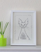 Load image into Gallery viewer, Art print - Tough Cat