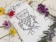 Load image into Gallery viewer, Animal greeting card - Curious owl