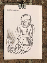 Load image into Gallery viewer, Humour greeting card - I am a glow worm