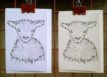 Load image into Gallery viewer, Animal greeting card - Happy lamb