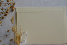 Load image into Gallery viewer, Quote greeting card - Never never give up