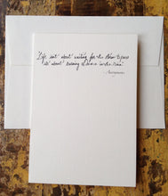 Load image into Gallery viewer, Quote greeting card - Learn to dance in the rain