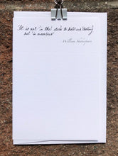 Load image into Gallery viewer, Quote greeting card - It is not in the stars