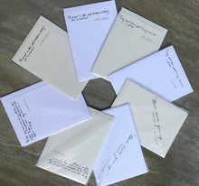 Load image into Gallery viewer, Pack of 10 cards - mix of 10 greeting cards