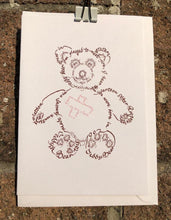Load image into Gallery viewer, Toys greeting card - Get better soon Teddy