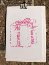 Load image into Gallery viewer, Birthday box in pink - Calligraphette, byFrolly
