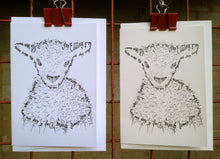 Load image into Gallery viewer, Animal greeting card - Happy lamb
