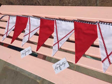 Load image into Gallery viewer, Liberty Flags - Fabric bunting, 4.5 metres, made to order
